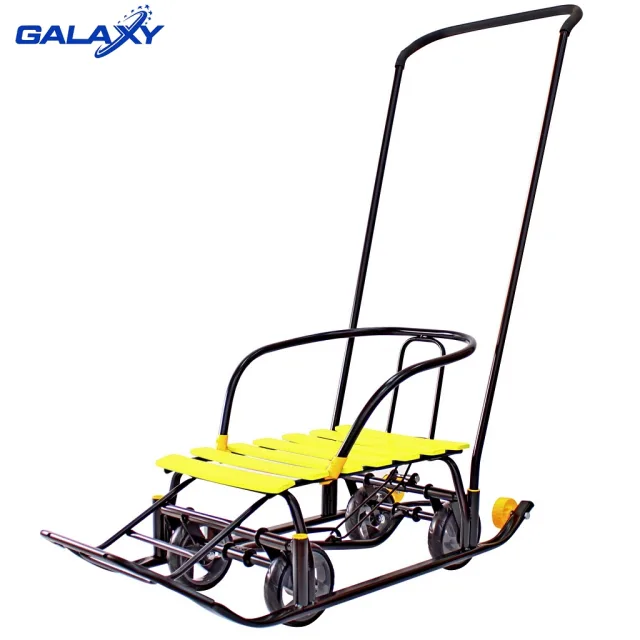 Снегомобиль Snow Galaxy Black Auto на больших мягких колесах — фото 14