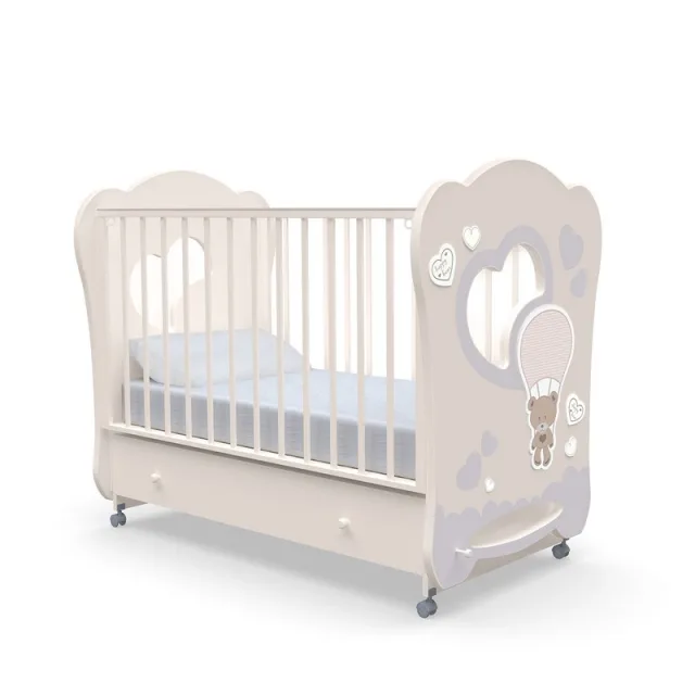 Детская кроватка Nuovita Stanzione Cute Bear Swing, поперечный маятник — фото 8