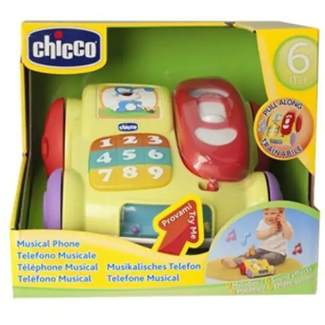 Музыкальная игрушка Chicco Чико телефон 05184 — фото 3