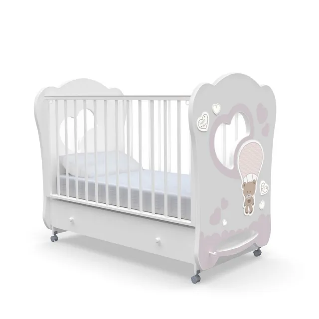 Детская кроватка Nuovita Stanzione Cute Bear Swing, поперечный маятник — фото 7