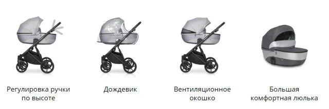 Детская коляска Riko Nano Pro 2 в 1 — фото 2