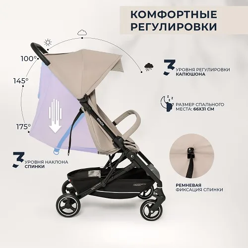 Детская прогулочная коляска Sweet Baby Grazia — фото 5