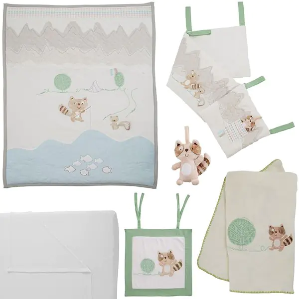 Комплект белья в кроватку Tutti Bambini Outdoor Adventures Тутти Бамбини Аутдо Адвенчес, 7 предметов — фото 2