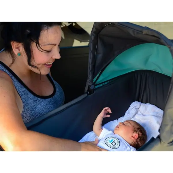 Люлька Bumbleride Carrycot Aqua для коляски Indie & Speed — фото 5