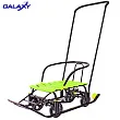 Снегомобиль Snow Galaxy Black Auto на больших мягких колесах - Фото