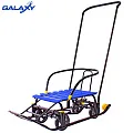Снегомобиль Snow Galaxy Black Auto на больших мягких колесах Синий — Фото