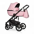 Детская коляска Riko Basic Ozon Ecco 3 в 1 23 розовый — Фото