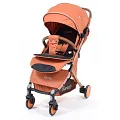 Детская прогулочная коляска Nuovita Giro Arancio/Оранжевый Золотой — Фото