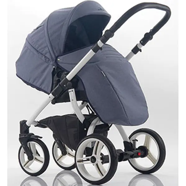 Детская коляска Bebetto Luca 2 в 1 цвет рамы Silver фото 5