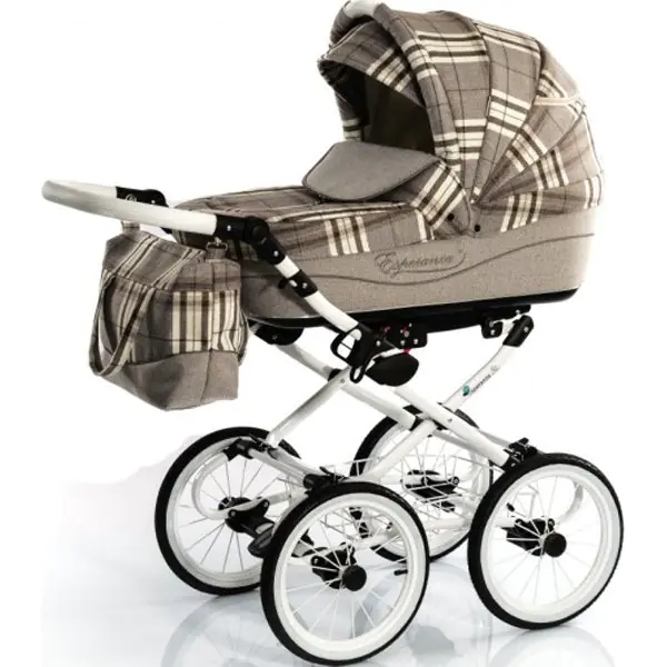 Детская коляска Esperanza Classic Kasheymere 2 в 1 Цвет рамы Beige фото 1