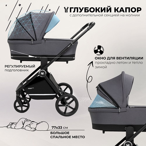 Детская коляска Sweet Baby Stella 2 в 1 фото 1