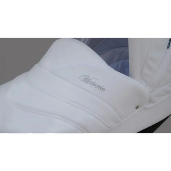 Детская коляска Esperanza Victoria Leatherette кожа 3 в 1 Цвет рамы - Черная поворотная фото 11