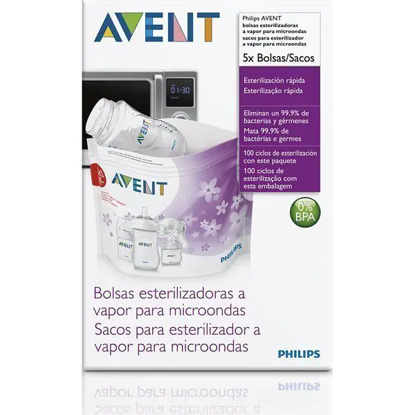 Пакеты для стерилизации в микроволновой печи Philips Avent SCF297/05 фото 1