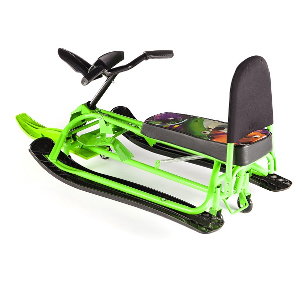 Детский снегокат-трансформер с колесиками и спинкой Small Rider Snow Comet 2 фото 8