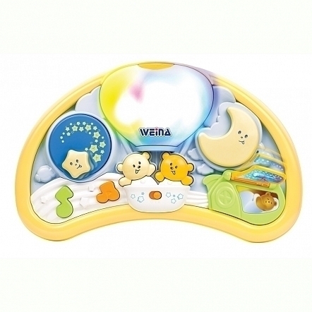 2147 Ночной музыкальный ночник Weina Мишки на воздушном шаре фото 4