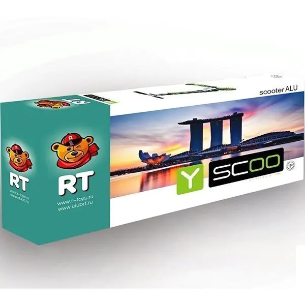 Самокат Y-Scoo RT 180 Slicker Deluxe с амортизатором фото 14