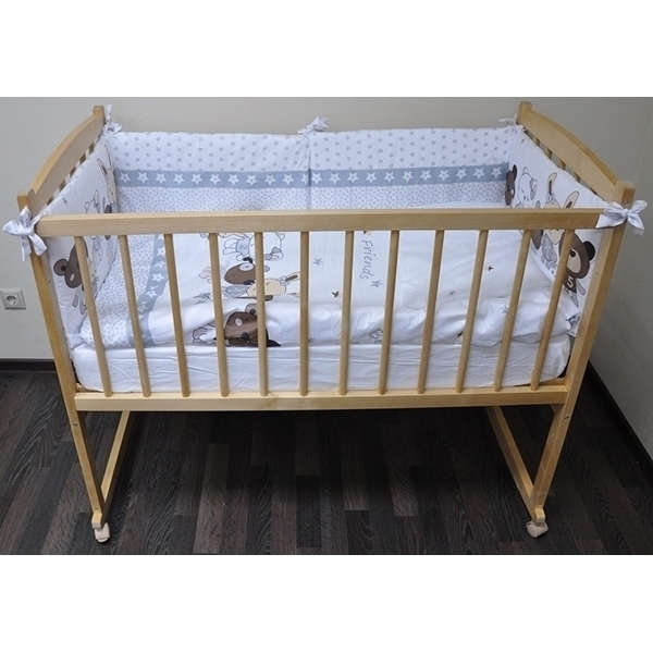 Детская кроватка Массив Беби-1, колесо-качалка фото 21