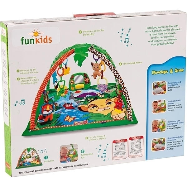 Развивающий коврик для новорожденного Funkids Animal Play Gym 8507 фото 4