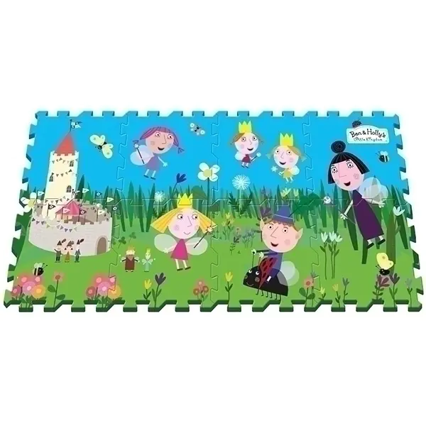 Коврик-пазл Росмэн Бен и Холли Маленькое Королевство, 8 сегментов, 120 х 60 х 1 см, арт. 31031 фото 1