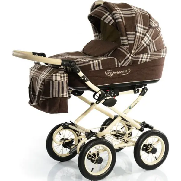 Детская коляска Esperanza Classic Kasheymere 2 в 1 Цвет рамы Beige фото 4