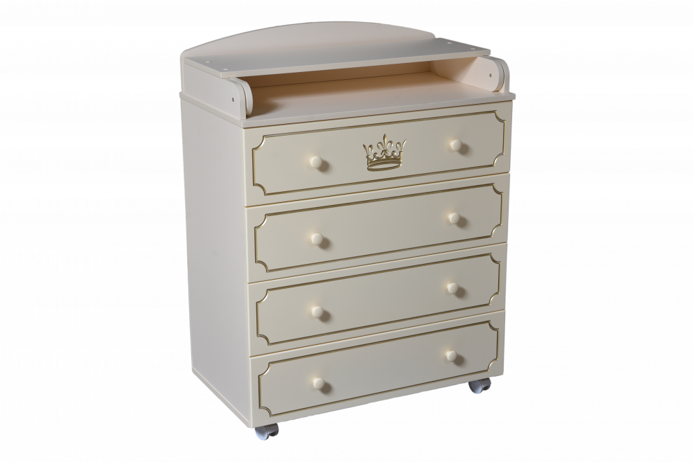 Пеленальный комод Антел Nikol МДФ 800/4 - Фото