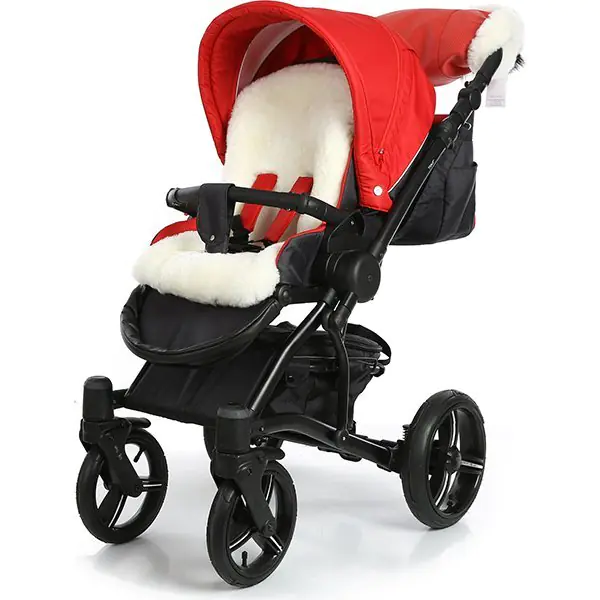 Конверт в детскую коляску Esspero Maris Plus Y флис + натуральный мех фото 3