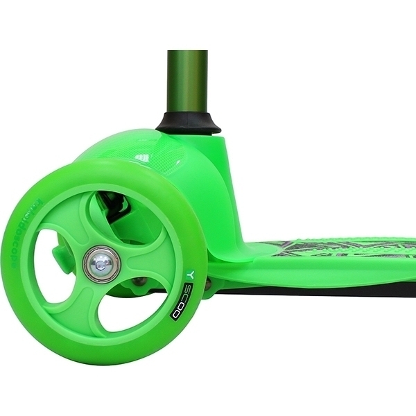 Трехколесный самокат Y-Scoo RT Trio Diamond 120 Kaleidoscope со светящейся платформой фото 13