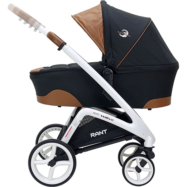 Детская коляска Rant Wave 2 в 1, ткань+эко-кожа фото 12