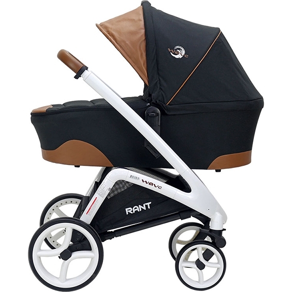 Детская коляска Rant Wave 2 в 1, ткань+эко-кожа фото 11