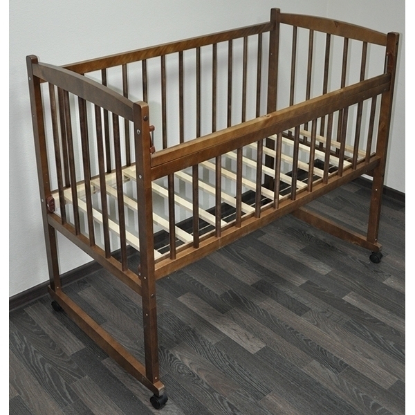 Детская кроватка Массив Беби-2, колесо-качалка фото 8