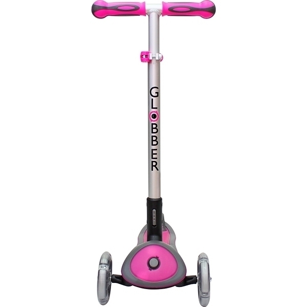 Трехколесный самокат Globber Elite SL My Free Fold Up 445 со светящимися колесами фото 12