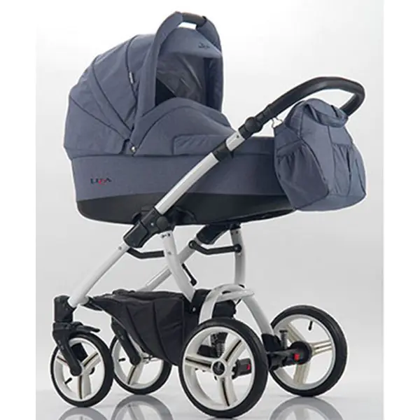 Детская коляска Bebetto Luca 2 в 1 цвет рамы White фото 10