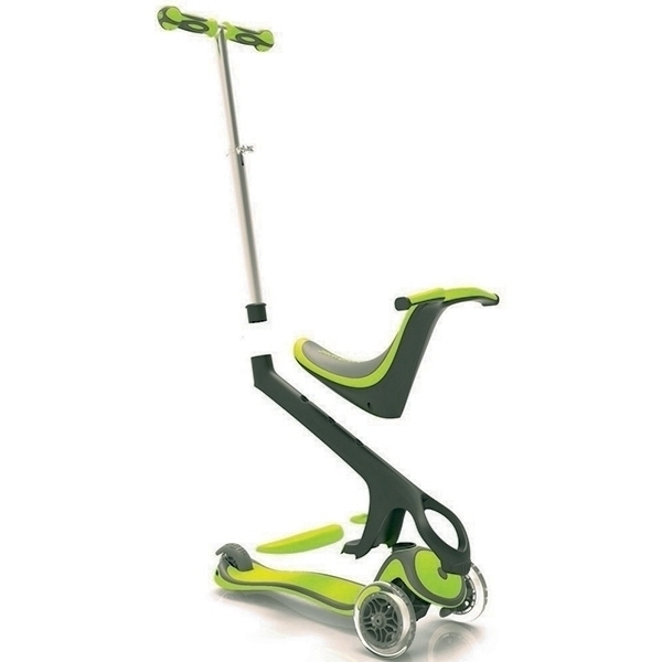 Трехколесный самокат Globber EVO 5 в 1 со светящимися колесами фото 21