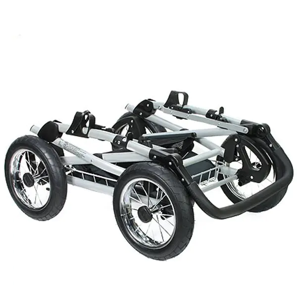 Детская коляска Jedo Classic Bartatina Alu 2 в 1, ткань, пружинная амортизация, бежевое шасси фото 2