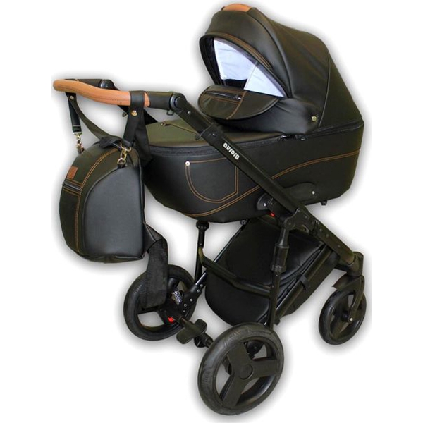 Детская коляска Effole Aurora 100% Ecco 2 в 1, эко-кожа - Фото