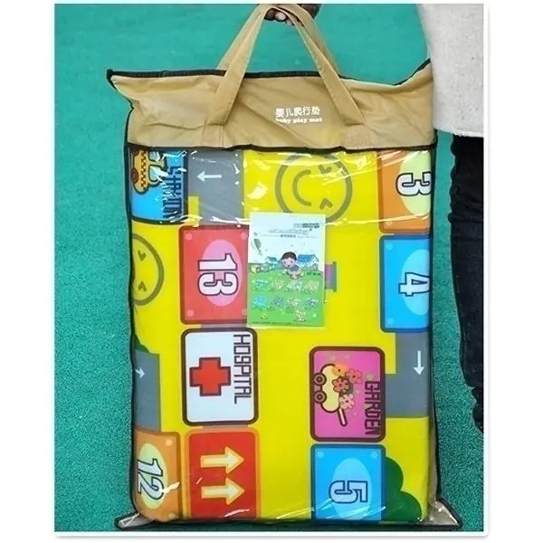 Односторонний развивающий коврик Mambobaby Город, 130 х 160 х 0,5 см, арт. 60513 фото 4