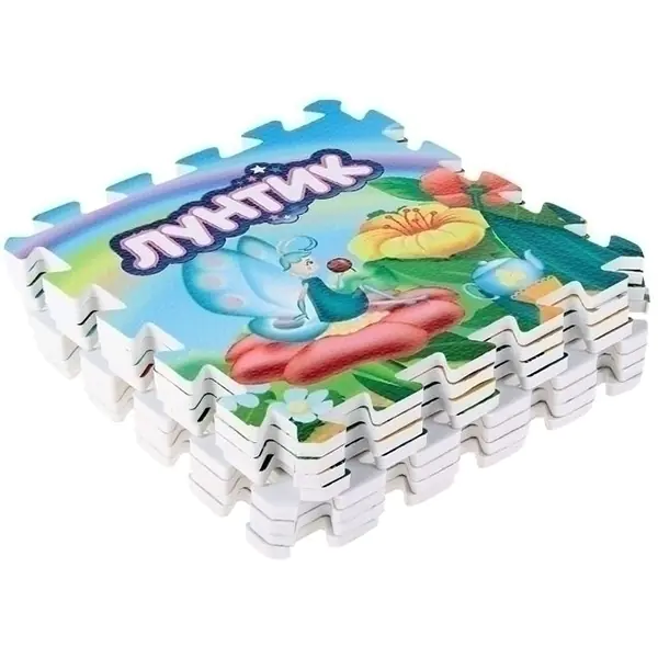 Коврик-пазл Играем Вместе Лунтик, 8 сегментов, 31,5 х 31,5 см, арт. 183067/FS-LUNT фото 7