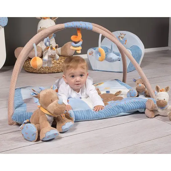 Мягкие игрушки малые Nattou Doudou Наттоу Дуду Arthur & Louis Зебра и Носорог 644105, 644112 фото 6