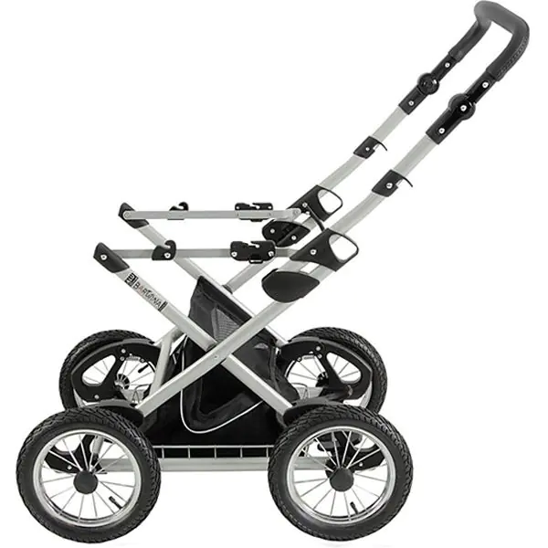 Детская коляска Jedo Classic Bartatina Alu 2 в 1, ткань, пружинная амортизация, бежевое шасси фото 1