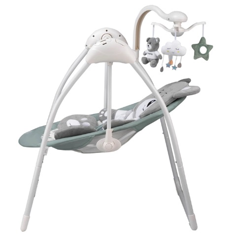 Детские электронные качели Indigo Teddy фото 3