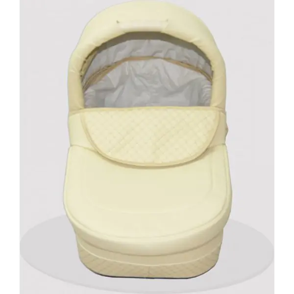 Детская коляска Esperanza Classic Leatherette 2 в 1 кожа Цвет рамы - Бежевый поворотная фото 10