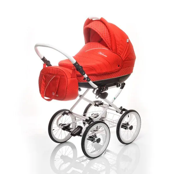 Детская коляска Esperanza Victoria Prestige 3 в 1 Цвет рамы Черный - Маленькие колеса фото 1