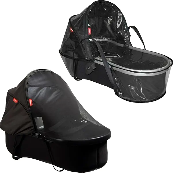 Комплект дождевик и москитка для блоков Phil and Teds Peanut / Snug Carrycot - Фото