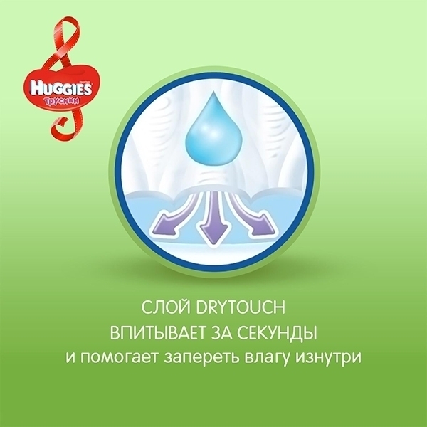 Трусики / подгузники для девочек Huggies 3, 7-11 кг, 19 штук фото 3