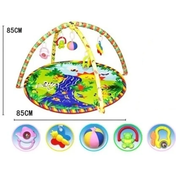 Детский игровой коврик с игрушками LaDiDa Весёлый Ручеёк, арт. 301 фото 1