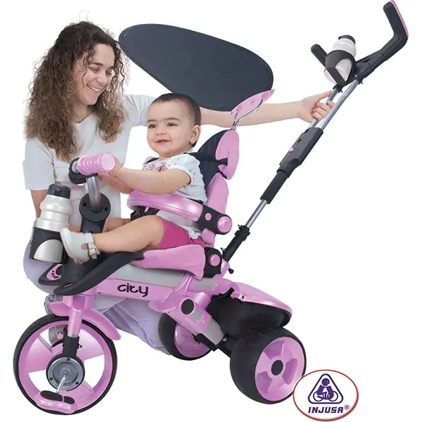 Трехколесный велосипед Injusa City Trike Aluminium арт. 3262/002 фото 6