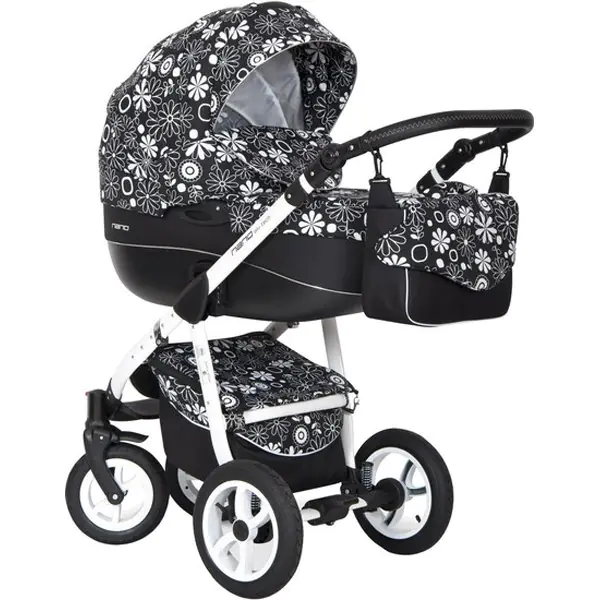Детская коляска Riko Nano Flower Collection 2 в 1