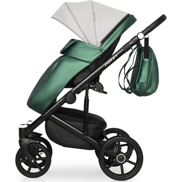 Детская коляска Riko Basic Ozon Shine 2 в 1, эко-кожа фото 5