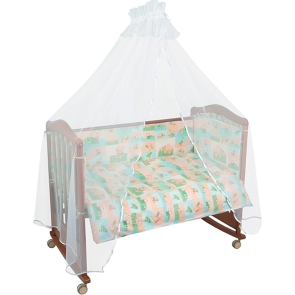 Комплект постели в кроватку Тайна Снов Топтыжки, 7 предметов - Фото