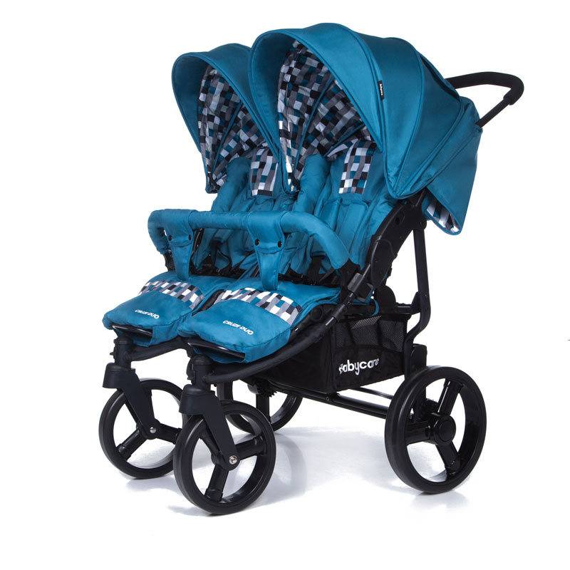 Детская прогулочная коляска для двойни Baby Care Cruze Duo - Фото